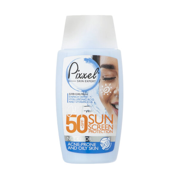 کرم ضدآفتاب بی‌رنگ SPF50 پیکسل